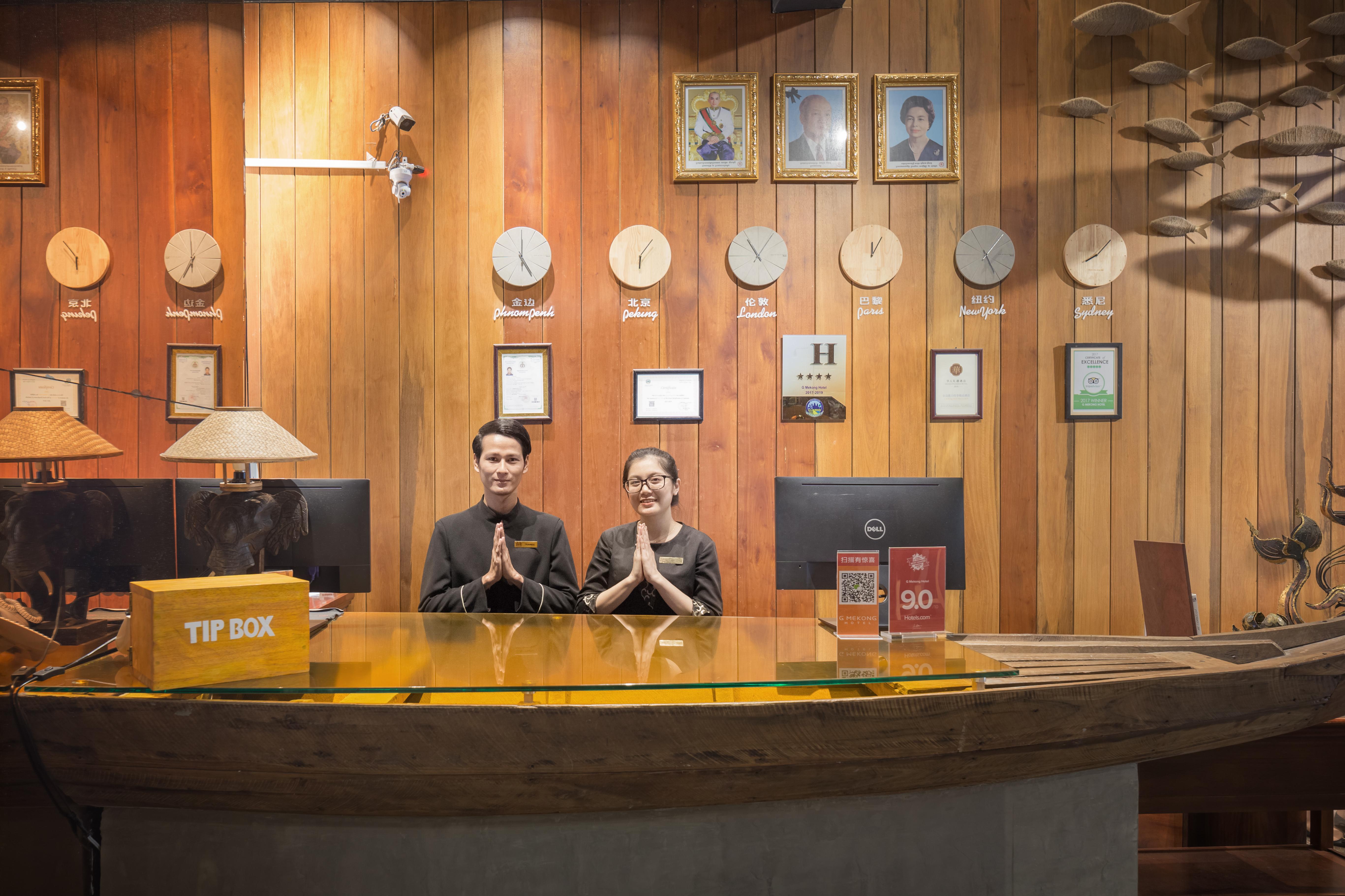 G Mekong Hotel Phom Penh Phnom Penh Exteriör bild